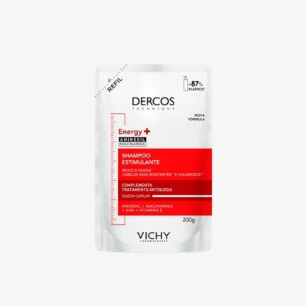 DERCOS SHAMPOO ESTIMULANTE ANTIQUEDA REFIL ENERGY+